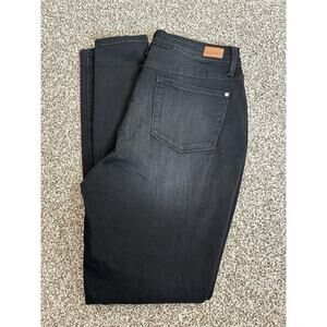 Judy Blue Jeans Womens 16 W Black Denim Skinny Fit Stretch Jeggings